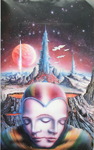 Isaac Asimov & Martin H. Greenberg & Joseph D. Olander - Feuerwerk der SF: Sonstiges, Titelbild unter Loch im Cover