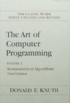 Donald E. Knuth - The Art of Computer Programming, Volume 2 - Seminumerical Algorithms, Third Edition: Umschlag vorn