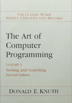 Donald E. Knuth - The Art of Computer Programming, Volume 3 - Sorting and Searching, Second Edition: Umschlag vorn
