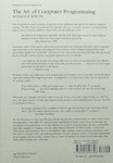 Donald E. Knuth - The Art of Computer Programming, Volume 2 - Seminumerical Algorithms, Third Edition: Umschlag hinten