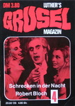Sten Acer - Luther's Grusel-Magazin Nr. 4 - Schrecken in der Nacht - Robert Bloch: Vorn