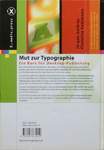 Jürgen Gulbins & Christine Kahrmann - Mut zur Typographie - Ein Kurs für Desktop-Publishing: Hinten