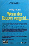 Larry Niven - Wenn der Zauber vergeht ...: Hinten, beschädigt